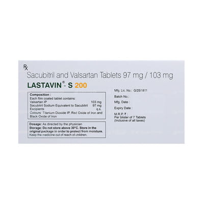 Lastavin S 200 Strip Of 7 Tablets