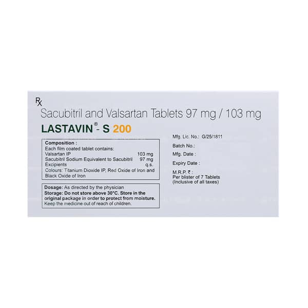 Lastavin S 200 Strip Of 7 Tablets