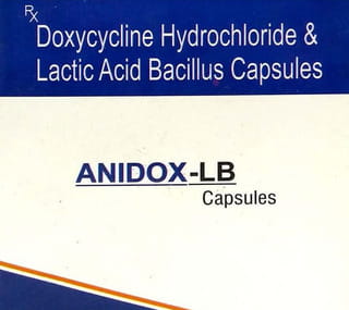 Anidox Lb Strip Of 10 Capsules
