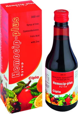 Hemocip Plus Bottle Of 300ml Syrup