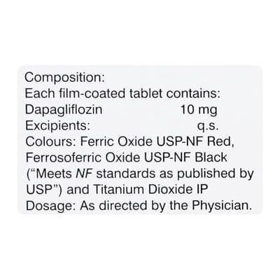 Gluflozin 10mg Strip Of 15 Tablets