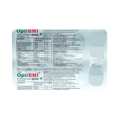 New Opti Bmi Strip Of 10 Tablets