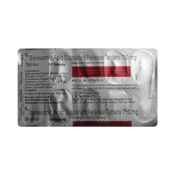 Tasika 750mg Strip Of 10 Tablets