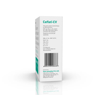 Ceflet Cv Bottle Of 30ml Dry Syrup