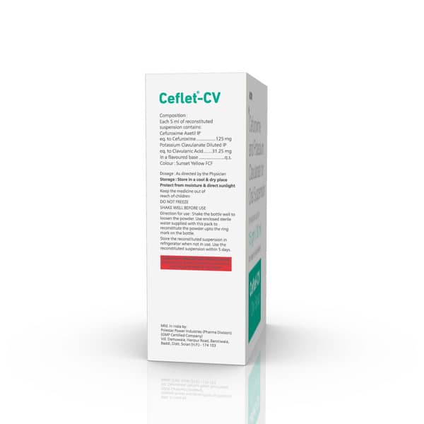 Ceflet Cv Bottle Of 30ml Dry Syrup