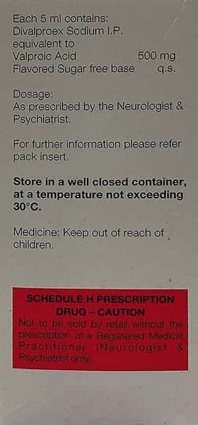 Valance 500mg Bottle Of 200ml Colourless Solution