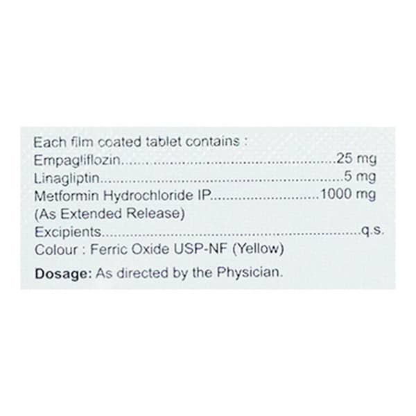 Empanorm Lm 25/5/1000Mg Strip Of 10 Tablets