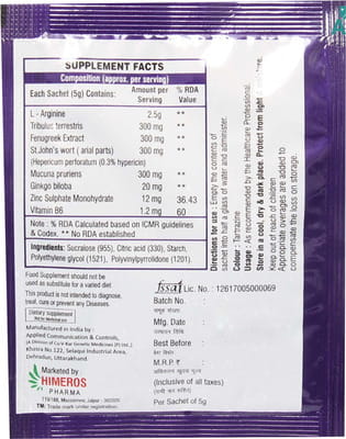 हिमरैक्ट प्रो ऑरेंज फ्लेवर 5ग्राम पाउडर का शुगर फ्री सैशे