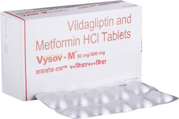 Vysov M 50/500mg Strip Of 15 Tablets