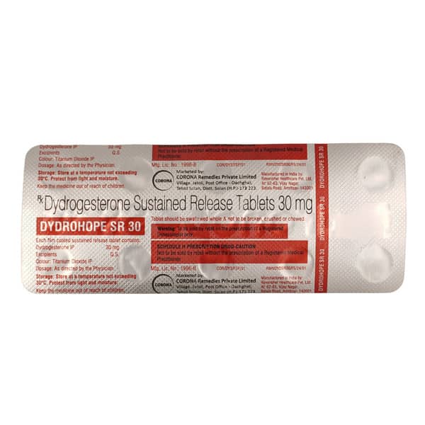 Dydrohope Sr 30Mg Strip Of 10 Tablets