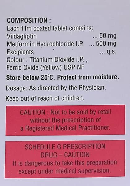 Vildaphage M Strip Of 15 Tablets