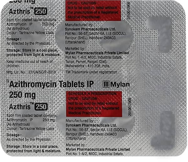 Azthris 250mg Strip Of 6 Tablets