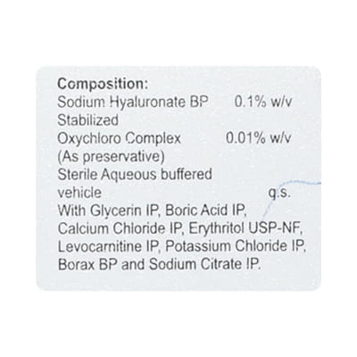Vista Ha Bottle Of 10ml Eye Drops