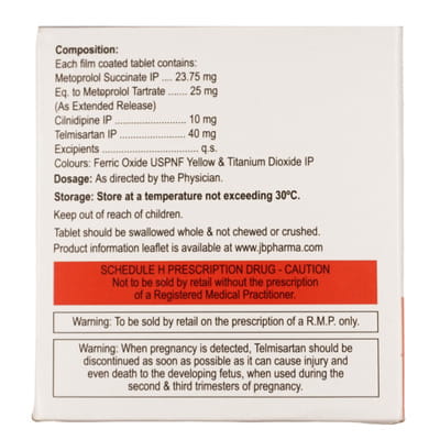 Cilacar Tm 25mg Strip Of 15 Tablets