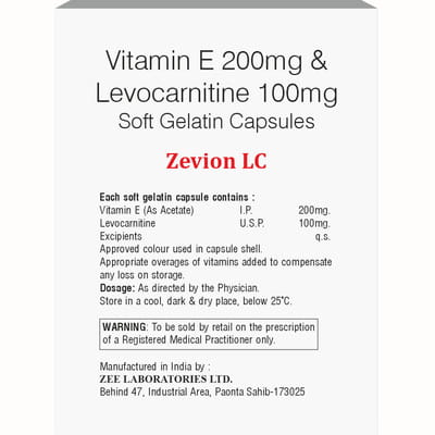 Zevion Lc Strip Of 10 Softgel Capsules
