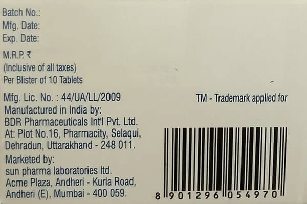 Rivaflo 2.5mg Strip Of 10 Tablets