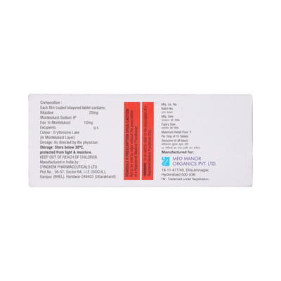 Bilamed M Strip Of 10 Tablets