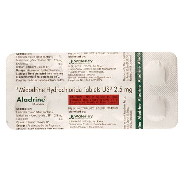 Aladrine 2.5mg Strip Of 10 Tablets