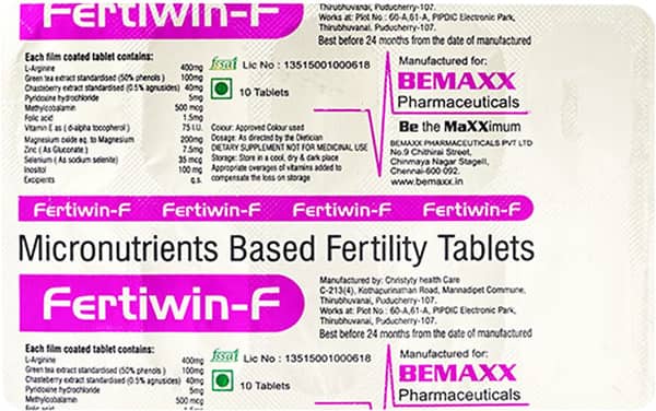 Fertiwin F Strip Of 10 Tablets