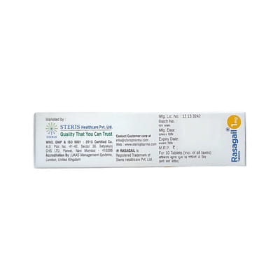 Rasagail 1mg Strip Of 10 Tablets