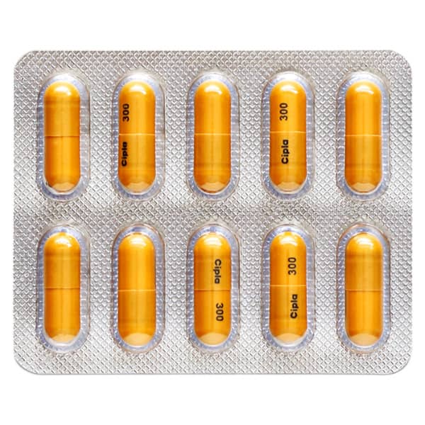 Erdostyne 300mg Strip Of 10 Capsules