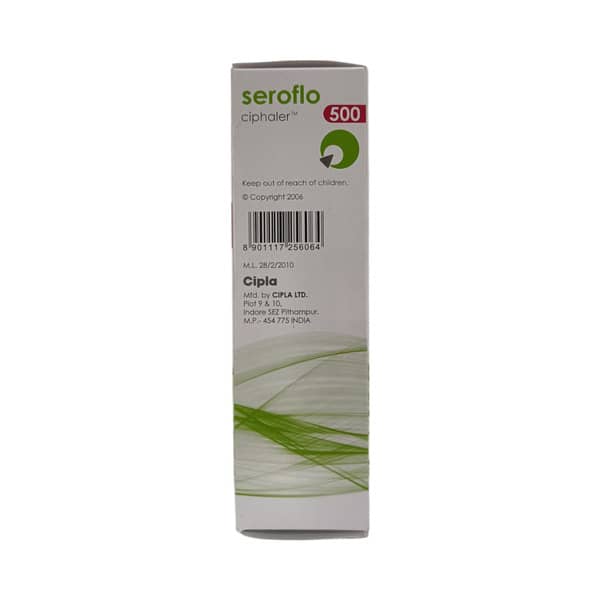 Seroflo 500mcg Box Of 60md Ciphaler