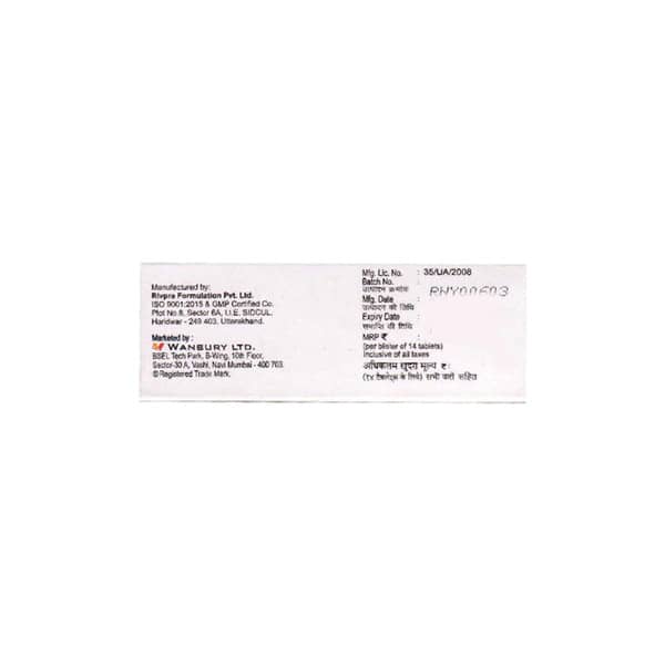 Nifty Sr Strip Of 14 Tablets