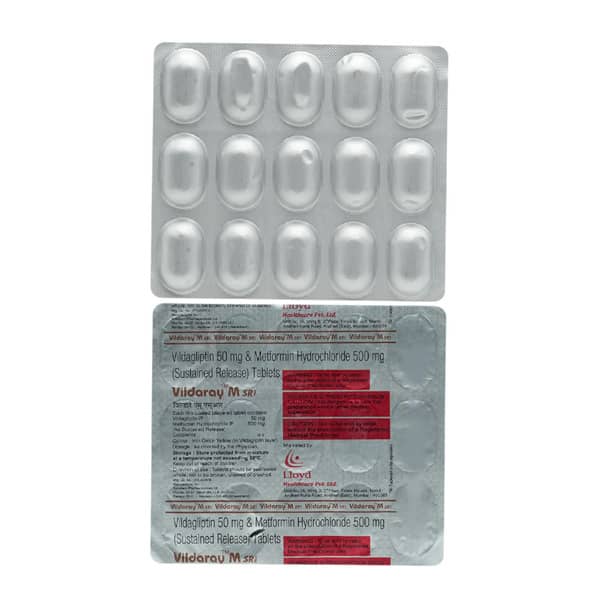 Vildaray M Sr Strip Of 15 Tablets