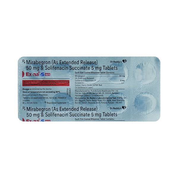 Exena S 50/5mg Strip Of 10 Tablets