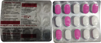 Glimsay M 1mg Forte Strip Of 15 Tablets