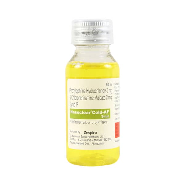 Nasoclear Cold Af Bottle Of 60ml Syrup
