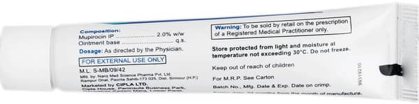 Mupicip 2% Tube Of 10gm Ointment