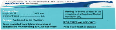 Mupicip 2% Tube Of 10gm Ointment
