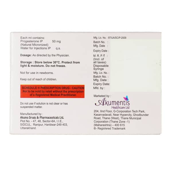 Seacure Aq 50Mg Ampoule Of 1Ml Injection