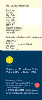 Cefopod 100mg Mango Flavour Bottle Of 30ml Dry Suspension