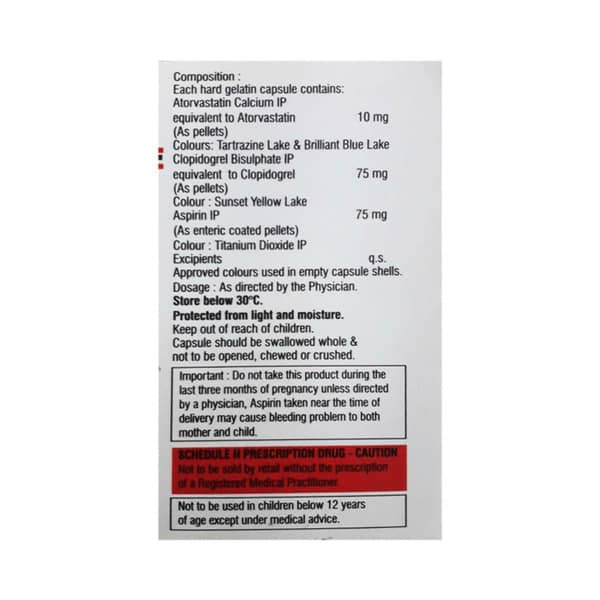 Atorec Gold 10mg Strip Of 10 Capsules