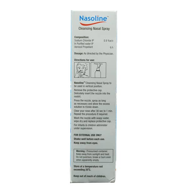 Nasoline Bottle Of 100ml Nasal Spray