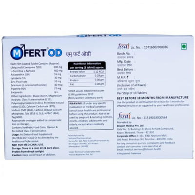 M Fert Od Strip Of 10 Tablets