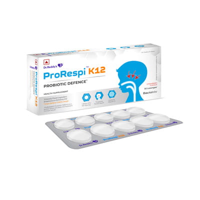 Prorespi K12 Strawberry Flavour Strip Of 10 Lozenges (Pack Of 3)