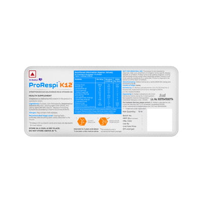 Prorespi K12 Strawberry Flavour Strip Of 10 Lozenges (Pack Of 3)
