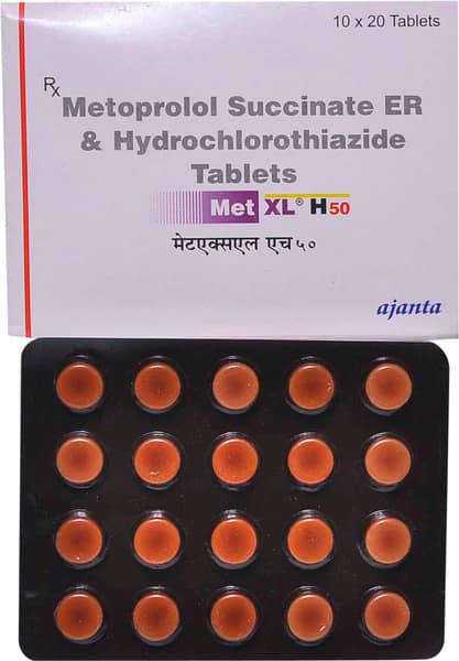 Met Xl H 50mg Strip Of 20 Tablets