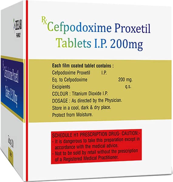 Zedoxy 200mg Strip Of 10 Tablets