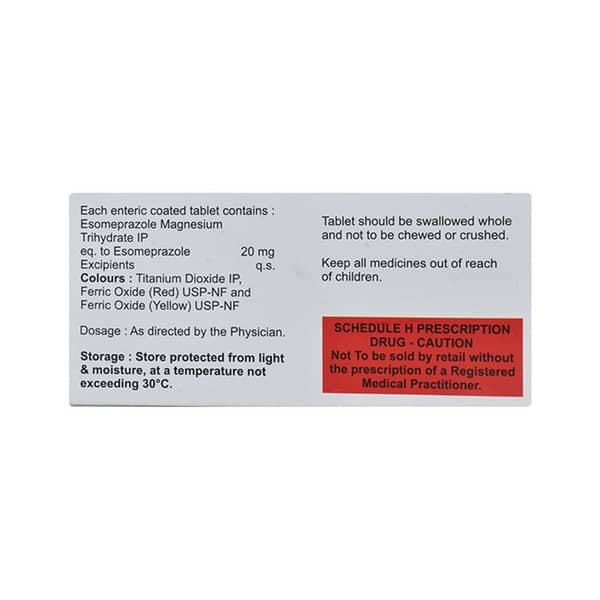 Esiloc 20Mg Strip Of 10 Tablets