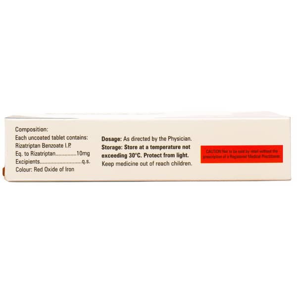 Rizatop 10mg Strip Of 10 Tablets