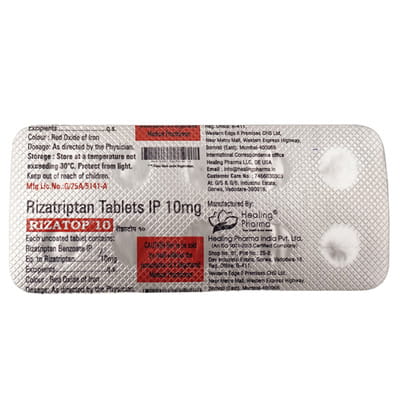 Rizatop 10mg Strip Of 10 Tablets