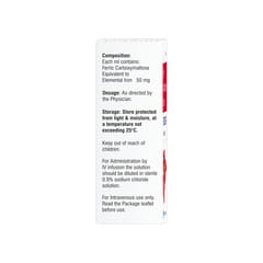 Feroco S Injection Ferocose Fcm 50 MG/ML Injection (10): Uses, Side Effects, Price ...