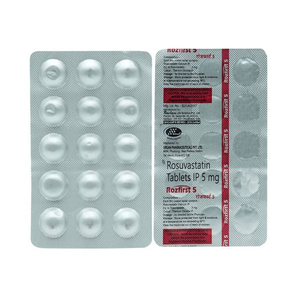 Rozfirst 5mg Strip Of 15 Tablets