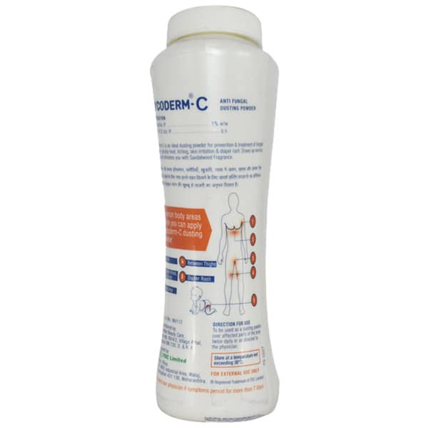 Mycoderm C Sandalwood Fragrance Bottle Of 100gm Dusting Powder