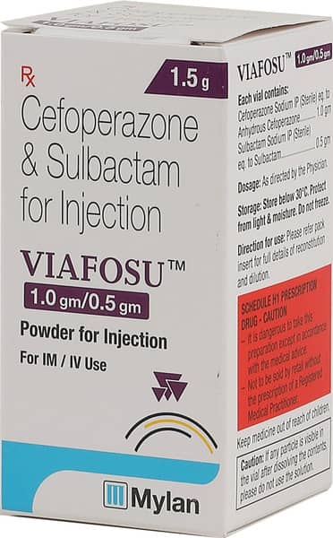 Viafosu 1000/500mg Dry Vial Of 1.5gm Powder For Injection