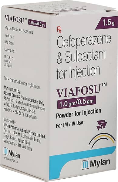 Viafosu 1000/500mg Dry Vial Of 1.5gm Powder For Injection